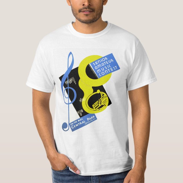 Senior Amateur Music Tävling T Shirt (Framsida)