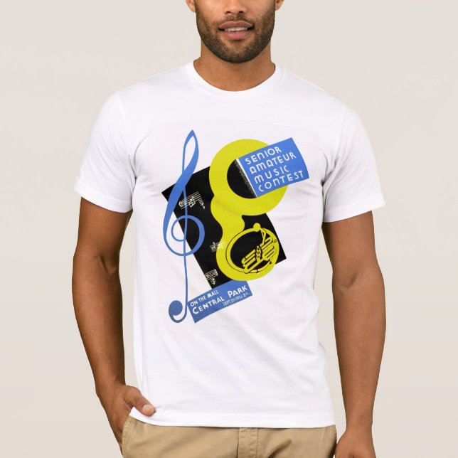 Senior Amateur Music Tävling T-shirt (Framsida)