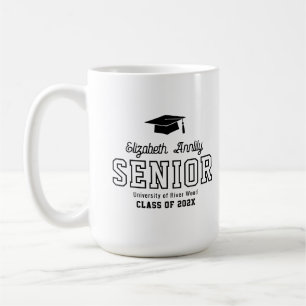 Senior Anpassat År Script Graduate College  Kaffemugg