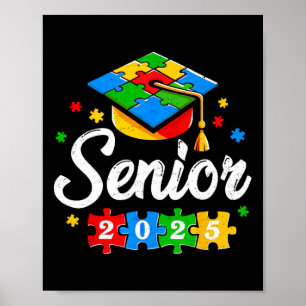 Senior Autism Student 2025 Autism Studenten Seni Poster