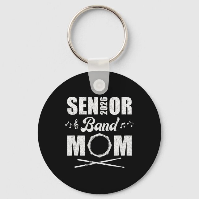 Senior Band Mamma 2026 Marching Band Studenten 202 Nyckelring (Framsida)