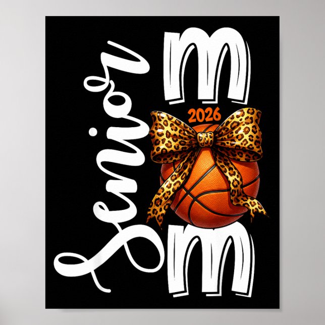 Senior basketboll mamma klass 2026 spelare poster (Framsidan)