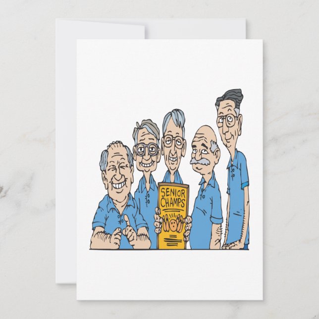 Senior Bowling Champs Inbjudningar (Framsida)