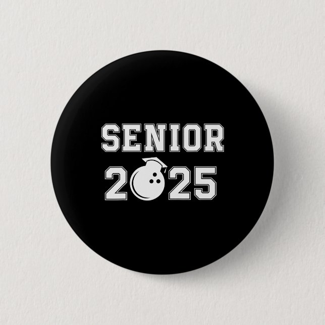 Senior Bowling Player 2025 Knapp (Framsida)