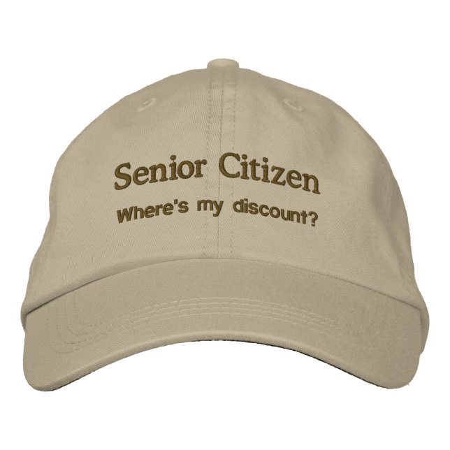 Senior Citizen Broderad Keps (Framsida)