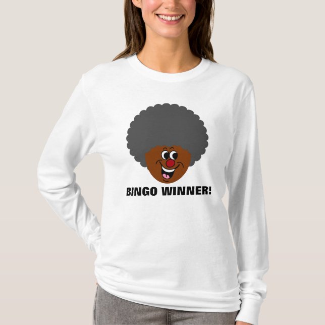 Senior Citizen Center Bingo Nattpris Vinnare T-shirt (Framsida)