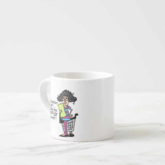 Senior Citizen Rabatt Espressomugg (Framsida vänster)
