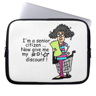 Senior Citizen Rabatt Laptop Sleeve