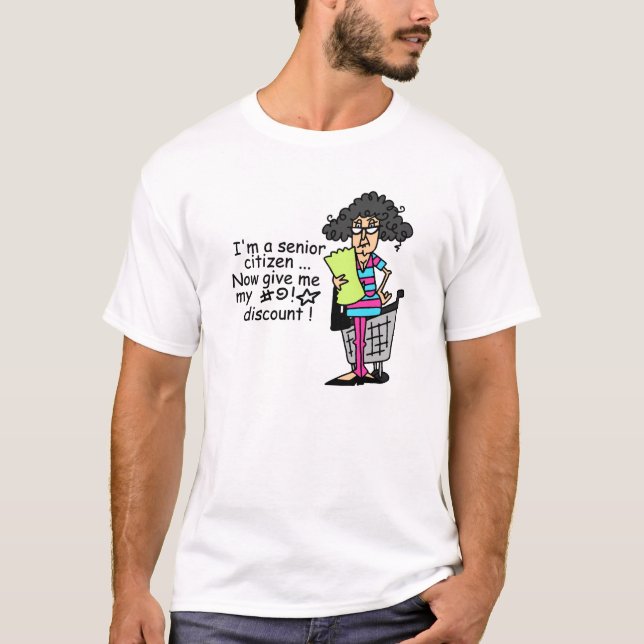 Senior Citizen Rabatt T-shirt (Framsida)