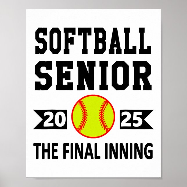 Senior Cl 2025 Softll Senior Kvälls Examen Poster (Framsidan)