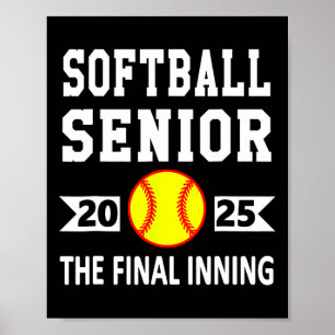 Senior Cl 2025 Softll Senior Night Examen Poster