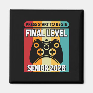 Senior Cl Av 2026 Tillbaka Till Skolan Gamer Senio Magnet