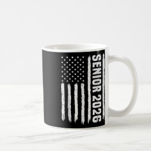 Senior Cl Of 2026 Amerikansk Usa Flagga Tillbaka T Kaffemugg