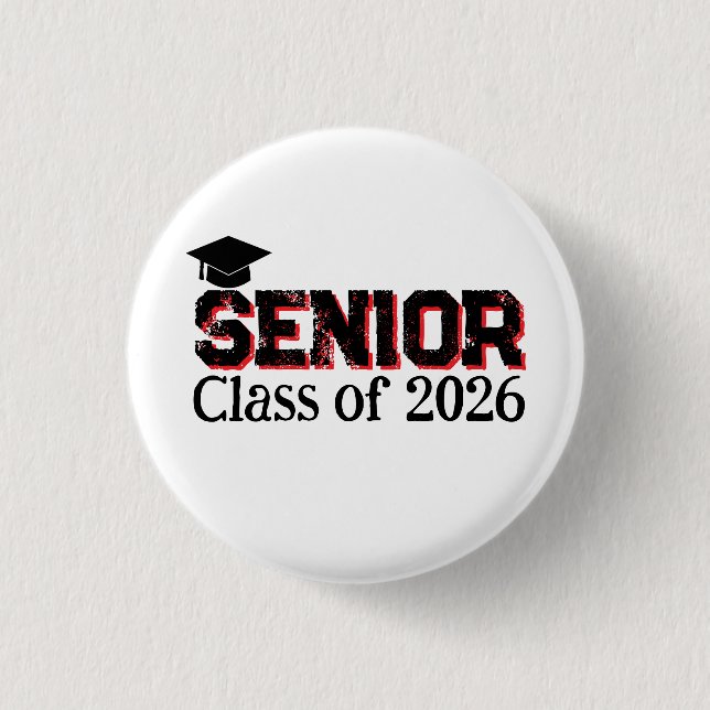 Senior Class År 2026 Knapp (Framsida)