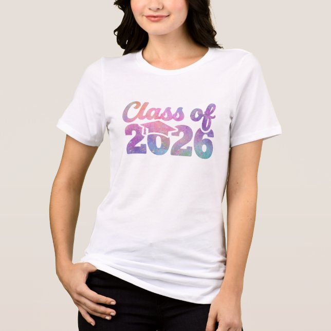 Senior Class Examen 2026 Skräddarsydd T-Shirt (Framsida)