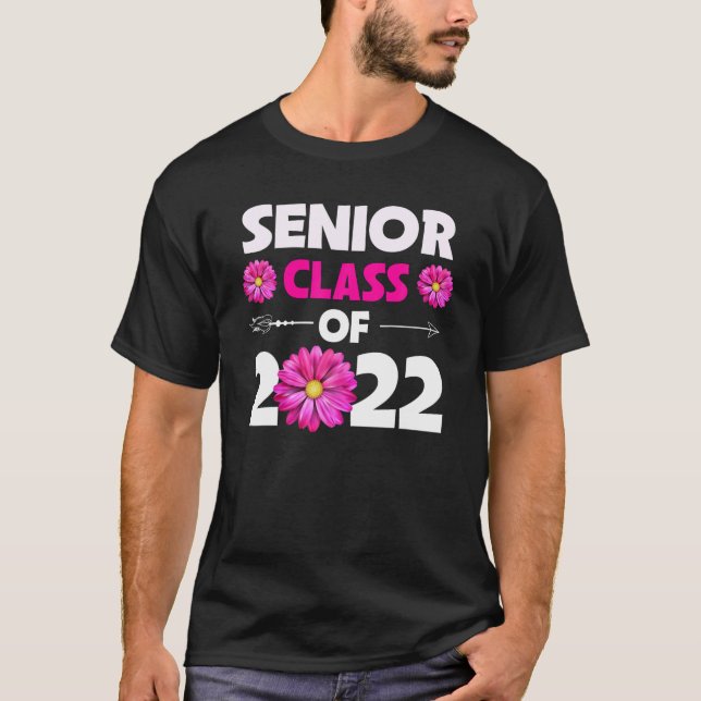 Senior Class of 2022 Teacher Boy Kid Girl T Shirt (Framsida)