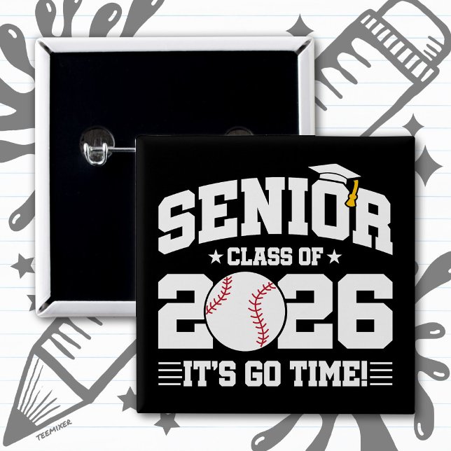 Senior Class of 2026 It’s Go Time Baseball Grad Knapp (Skapare uppladdad)