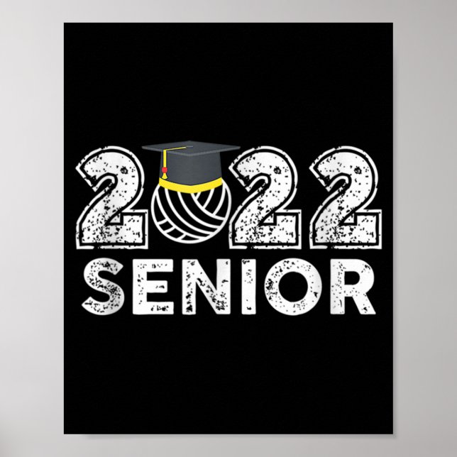 Senior Class of Volleyball Seniors Poster (Framsidan)