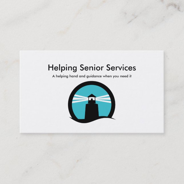Senior Companion Services Visitenkort Visitkort (Framsida)