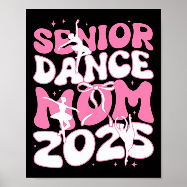 Senior Dance Mamma 2025 Mor Days Blating Ballet Poster (Framsidan)