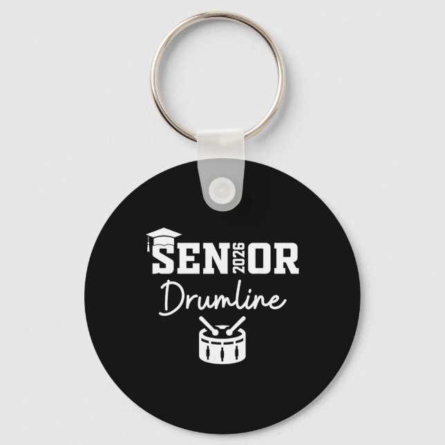 Senior Drumline Cl Av 2026 Marching Band Examen Nyckelring (Framsida)