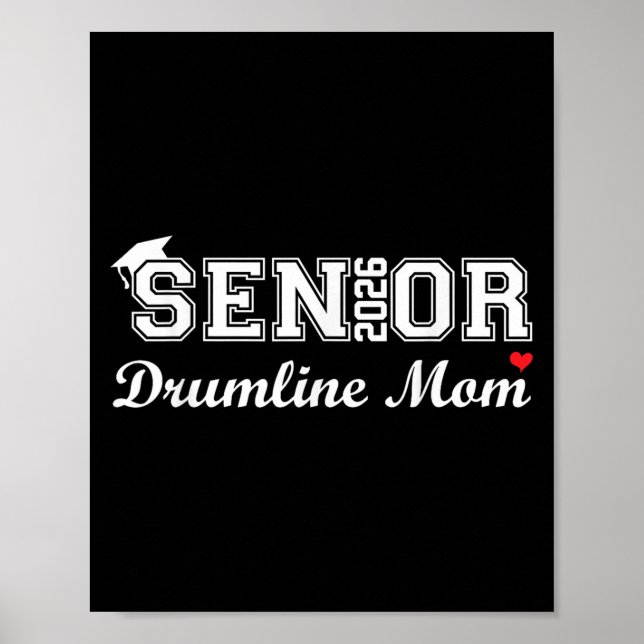 Senior Drumline Mamma 2026 Marchingbandet Examen  Poster (Framsidan)