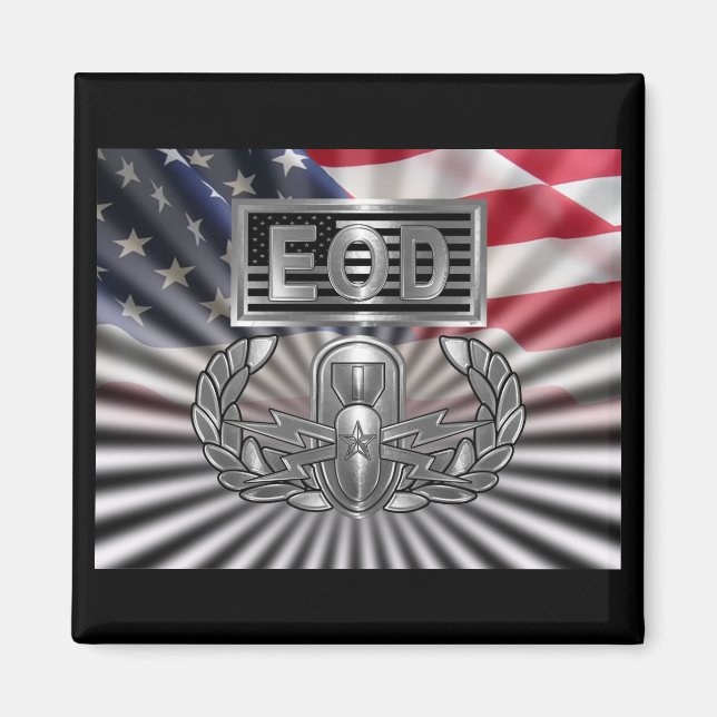 “Senior EOD” Minnesgåva Magnet (Framsidan)