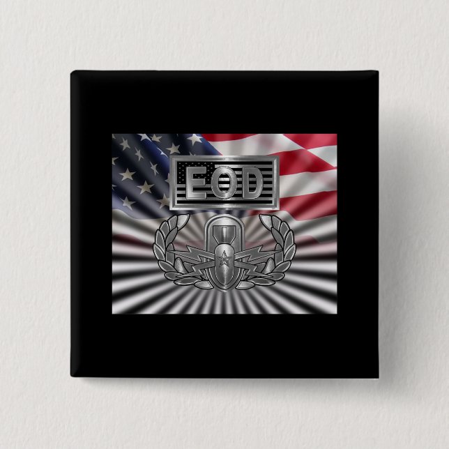 "Senior EOD", minneshögtid Knapp (Framsida)