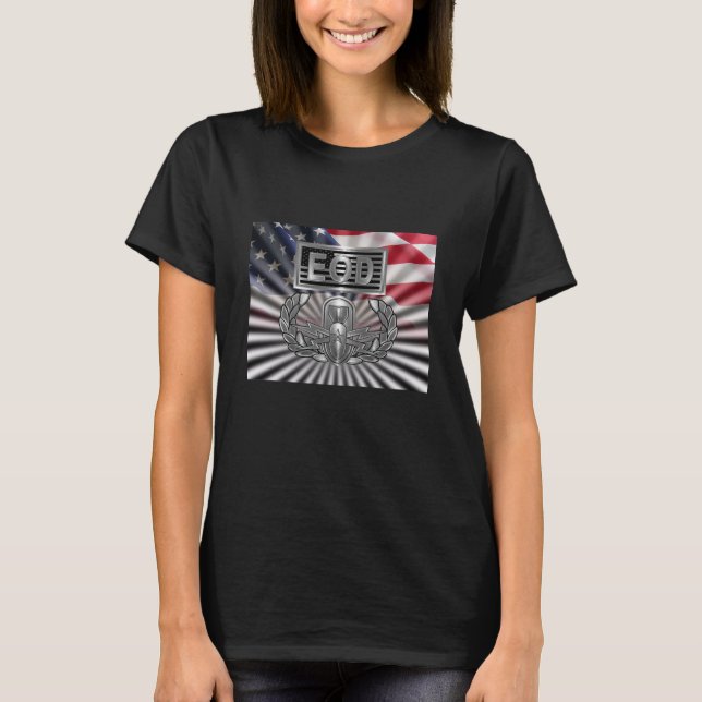 "Senior EOD", minneshögtid T Shirt (Framsida)