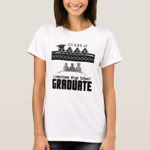 Senior examen - Personalisera Silver T Shirt