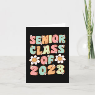 Senior examen Söt Groovy Senior Cl Of 2023  Kort