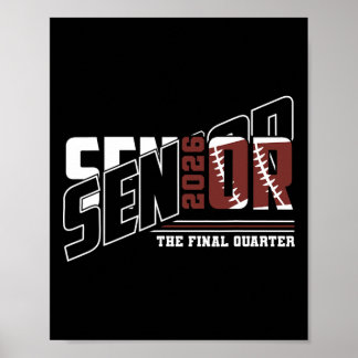 Senior Football 2026 Matchdag Cl Of 2026 Examen Poster