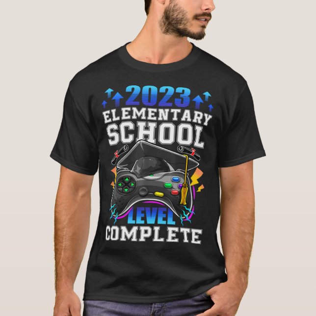 Senior Gamer 2023 Elementary School Level Complete T Shirt (Framsida)