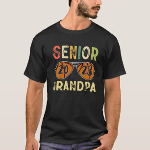 Senior Grandpa 2023 Coola Proud Basketball Senior  T Shirt