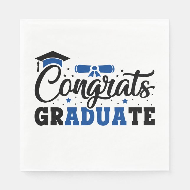 Senior Gratulerara Student Pappersservett (Framsidan)