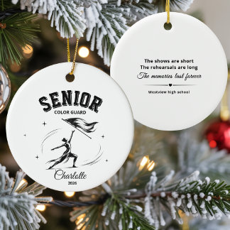 senior hedersgarde julgransprydnad keramik