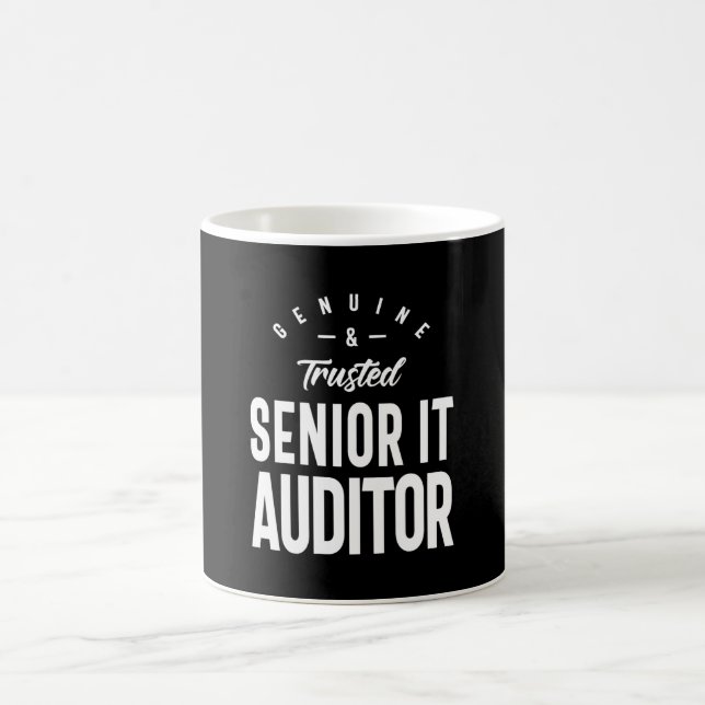 Senior IT-revisor, jobbtitel, Gift Kaffemugg (Center)