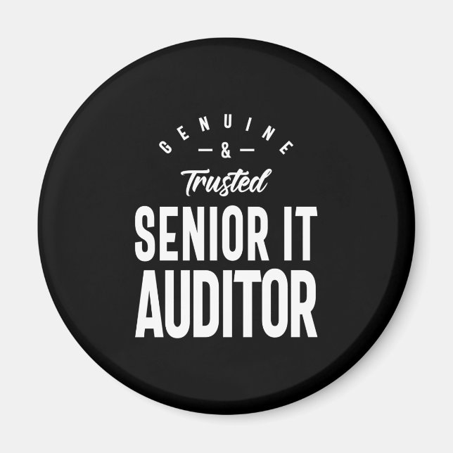 Senior IT-revisor, jobbtitel, Gift Magnet (Framsidan)