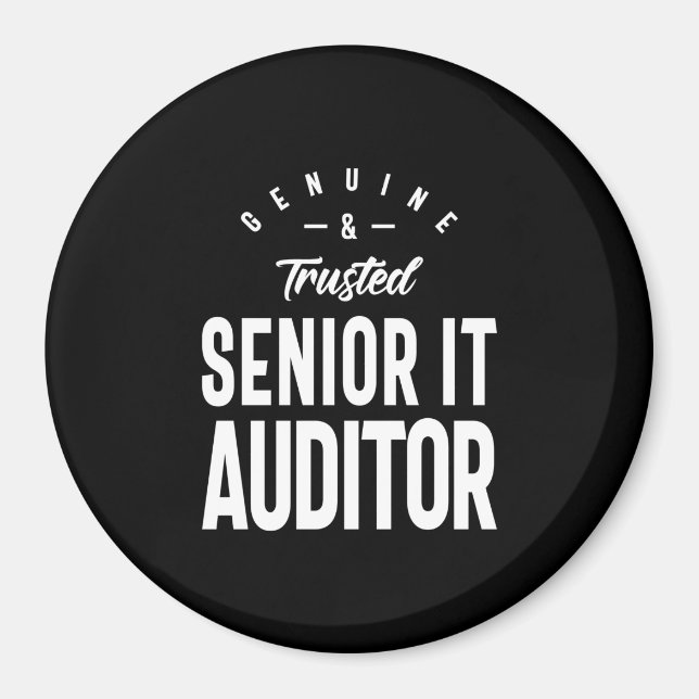 Senior IT-revisor, jobbtitel, Gift Magnet (Framsidan)