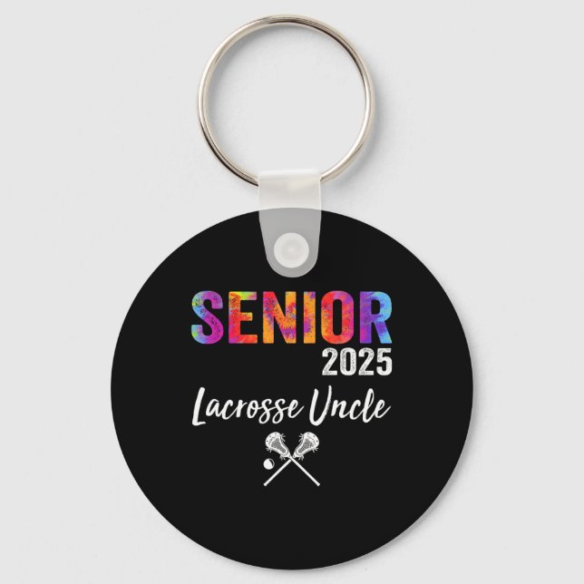 Senior Lacrosse farbror Cl 2025 Student Lacrosse T Nyckelring (Framsida)