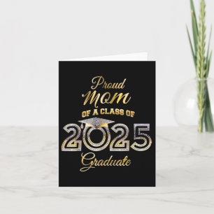 Senior mamma Cl 2025 Stolt mamma till examen Heart Kort