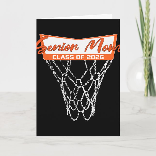 Senior Mamma Cl Av 2026 Basketboll Nät Examen Mo Kort (Framsida)