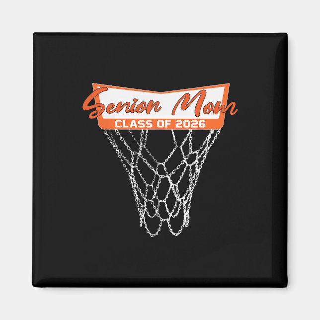 Senior Mamma Cl Av 2026 Basketboll Nät Examen Mo Magnet (Framsidan)