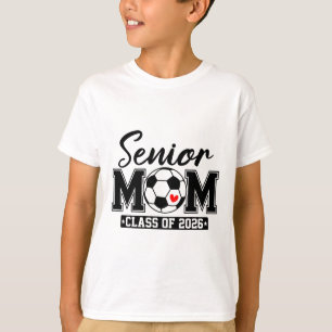 Senior mamma Cl Of 2026 Fotbollsmamma Examen _1 T Shirt