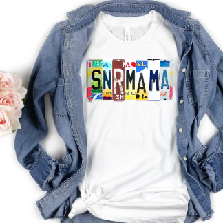 Senior Mamma för flygassisterande hemliga språk T Shirt