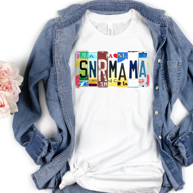 Senior Mamma för flygassisterande hemliga språk T Shirt (Skapare uppladdad)