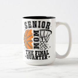 Senior Mamma Klass 2026 Basketboll Den Sista Kvart Två-Tonad Mugg