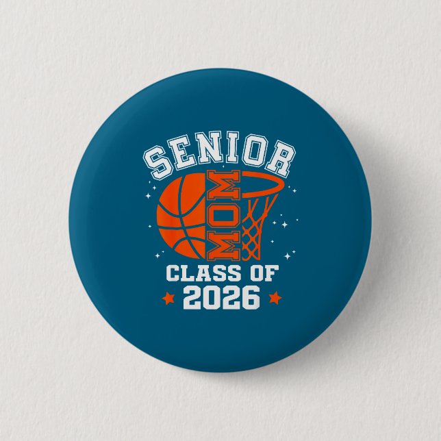 Senior mamma klass 2026 basketboll examen knapp (Framsida)