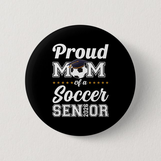 Senior mamma klass 2026 fotbollsmamma examen  knapp (Framsida)
