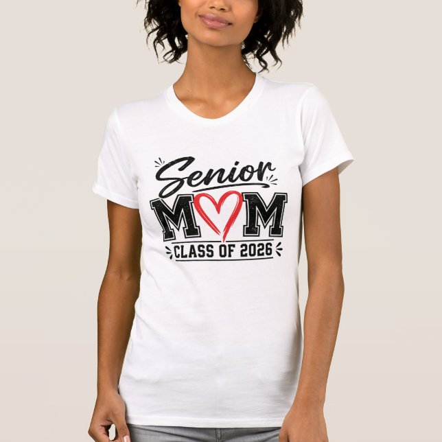 Senior Mamma Klass 2026 T Shirt (Framsida)